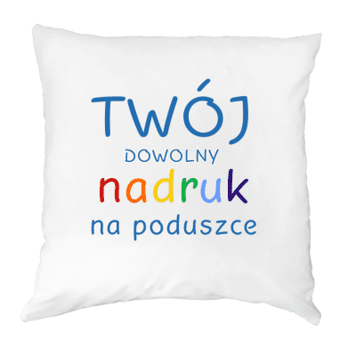 Poduszka z własnym nadrukiem 40×40 cm