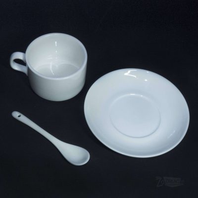 Filiżanka z talerzykiem i łyżeczką 150 ml