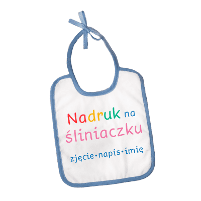 Śliniaczek dla dziecka z nadrukiem