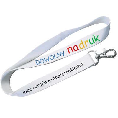 Smycz reklamowa na szyję 20 mm